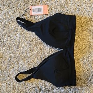 Maven Thread Plunge Bikini Top-Black